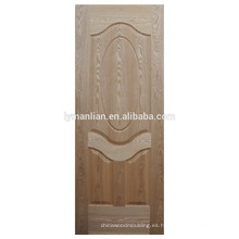 madera natural tablero de la puerta piel de la puerta moldeada pieles madera roble chapa puerta piel